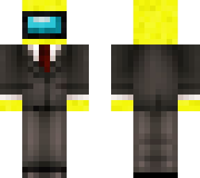 among us yellow in suit