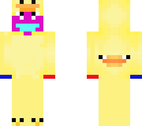 bald man in a duck pj
