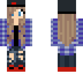 beanie and flannel