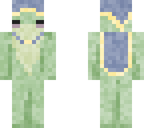 bipedal frog wizard boy (with cape)