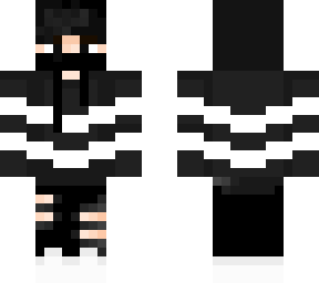black and white