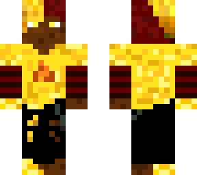 Blaze Hybrid Minecraft Skin