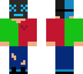 blue (masked chareter oc) updated 1