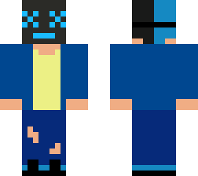 blue (masked chareter oc) updated 2