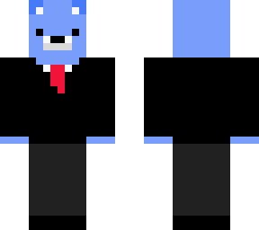 blue bear suit