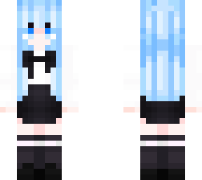 blue hair girl