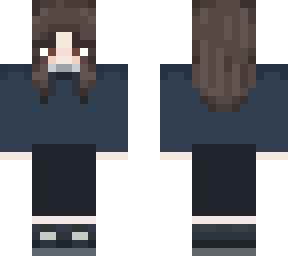 blue outfitted girl