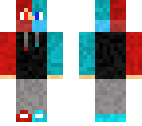 blue red man boy idk remake i forgot to add the mask in the other one btw