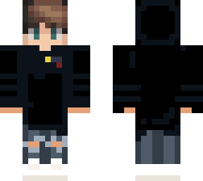 boy in black clothes.