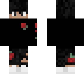 boy skin //(blackshirtwroseonshirtandjeans)