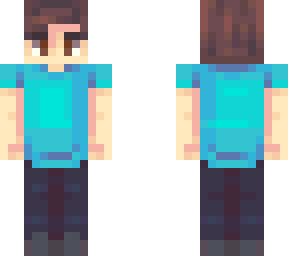 boy with blue shirt