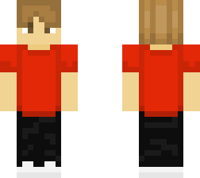 boy with red shirt