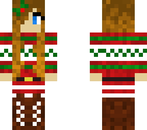 christmas girl skin