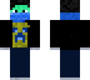 creeper virus (thats why he is wearing a mask (and a creeper face t- shirt)op)