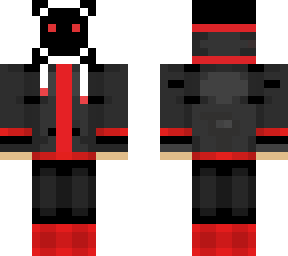 cyborg in black and red jacket