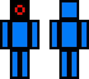 destruction robot blue