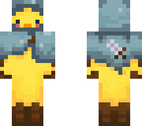 duck with blue cloak