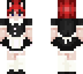 edited red hair catboy