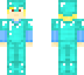 fake diamond armour survival girl
