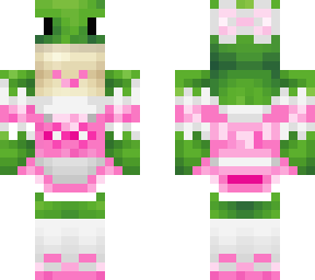 froggie pink maid outfit