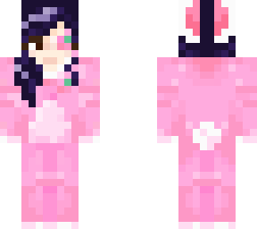 girl in bunny onesie (veryberrie)