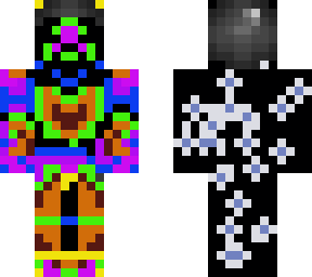 glitched falling apart steve (infected) (rq steve idea)