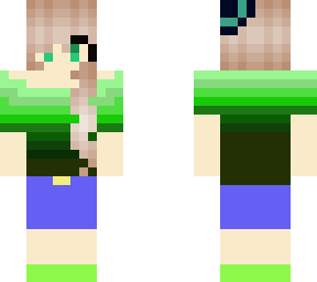green casual witch