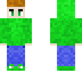 green hoodie