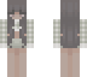 green plaid girl