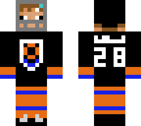hockey player with clear visor