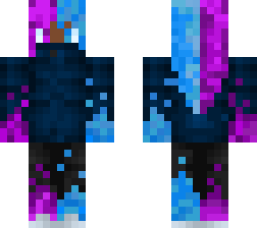 long coat girl but without the coat and her hair is dyed and shes infected