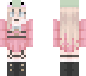 miu iruma with a phrog hat