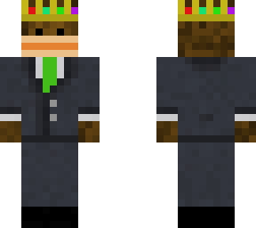 monkey in suit with crown