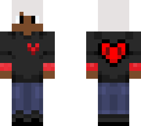 my hardcore skin show white hair