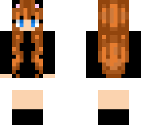 orange tabby cat girl