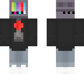pastel tv head