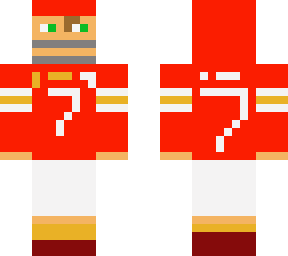 person in chiefs jersey