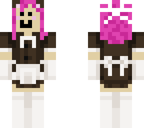 pink hair cat maid hehe