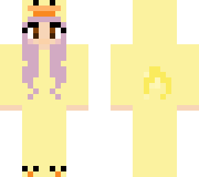 pink haired duck