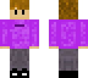 purple sweater