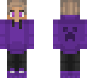 purpled with a removable creeper head