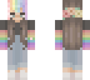 rainbow hair pride