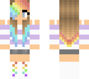 rainbow music girl