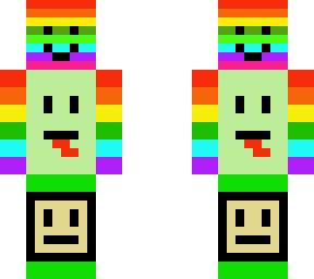 rainbow person