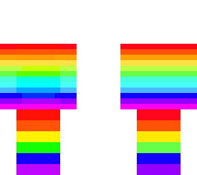 rainbow skin