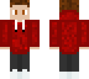red hoodie