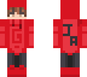 red karljabobs skin, initals for any j and a's