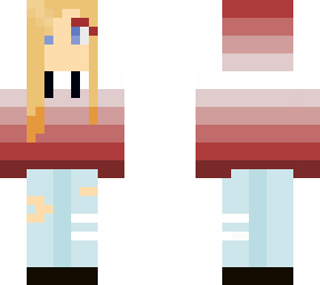 red ombr fire skin