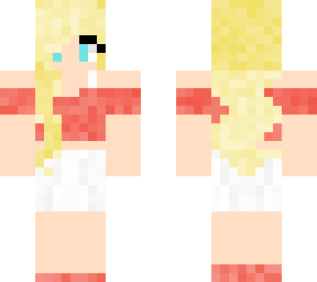 red summer girl