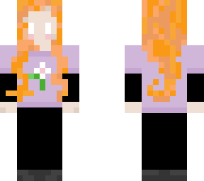 sabrina, elf skin, purple + black with flower detail